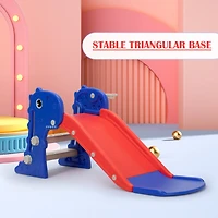 Streamdale Toddler Slide with Basketball Hoop for Indoor and Outdoor Play
