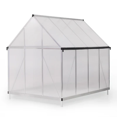 Streamdale Furniture Greenhouse Aluminum, Polycarb, Vent, Door