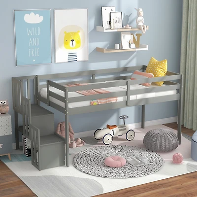 Streamdale Loft Bed With Staircase