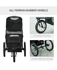 Premium Dog Stroller Smooth Ride, Safe, and Comfortable
