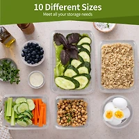 SUGIFT48-Piece Airtight Food Storage Container Set with Lids Airtight