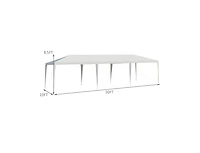 Slickblue 10 x 30 Feet Gazebo Canopy Tent with Connection Stakes and Wind Ropes