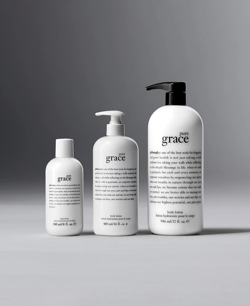 philosophy pure grace lotion, 16 oz