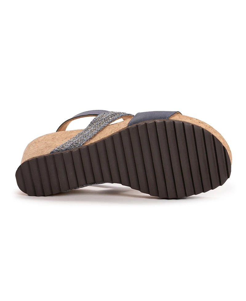 Muk Luks Women's Wendy Wedge Sandal