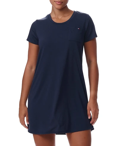 Tommy Hilfiger Women's Short-Sleeve Crewneck Sleepshirt