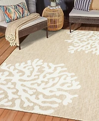 Lr Home Nassau 6'6"x9' Outdoor Area Rug