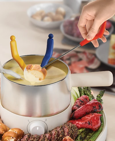 Sharper Image 1-Qt. Electric Fondue Maker Set