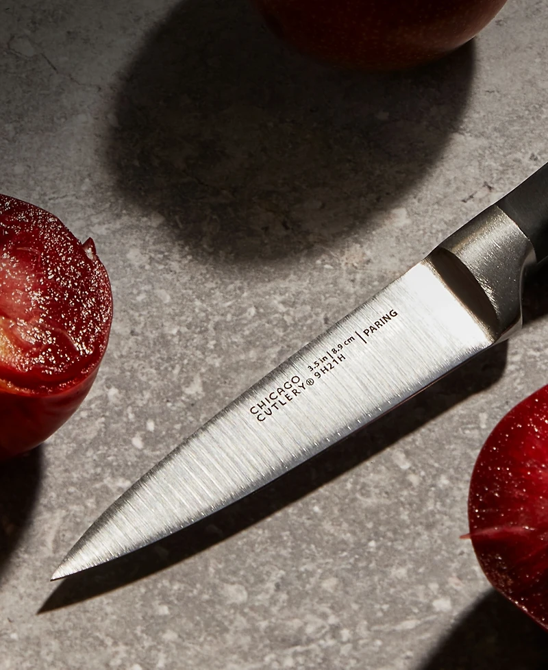 Chicago Cutlery Insignia Classic 18-pc Knife Set with Block and Built-In Sharpener