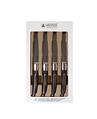 Laguiole Expression Damas 4 piece Steak Knife Set