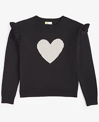 Epic Threads Little & Big Girls Heart Pullover Sweater, Created for Macy's