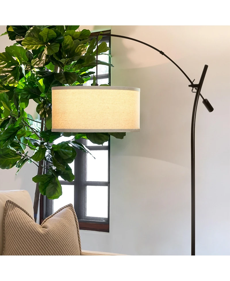 Grayson 84" Led Arc Floor Lamp with Adjustable Arm