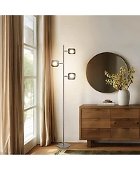 Tree 60" Modern Led Floor Lamp with Adjustable Heads