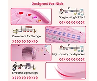 37 Keys Kids Piano Keyboard with Stool and Piano Lid