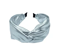 Women s Soft Metallic Headband - Silver