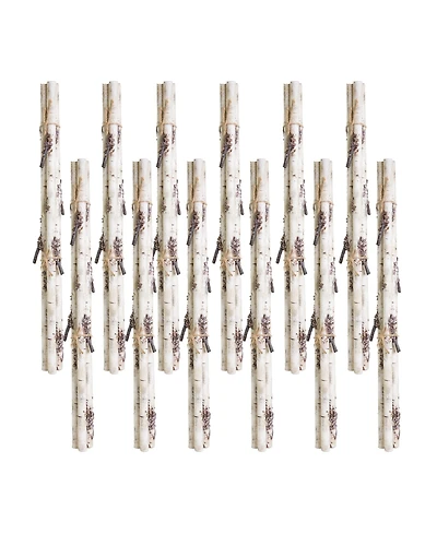 Slickblue Lifelike Birch Branches (Set of 12) Artificial Trees with Detailed Pvc Construction, Perfect for Year-Round Use