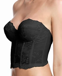 Dominique Women's Tayler Backless Strapless Lace Bra,6744