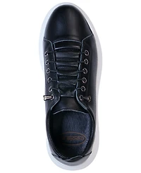 Cools 21 Women's Graze Hidden Lace Perforated Platform Leather Sneakers