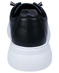 Cools 21 Women's Graze Hidden Lace Perforated Platform Leather Sneakers