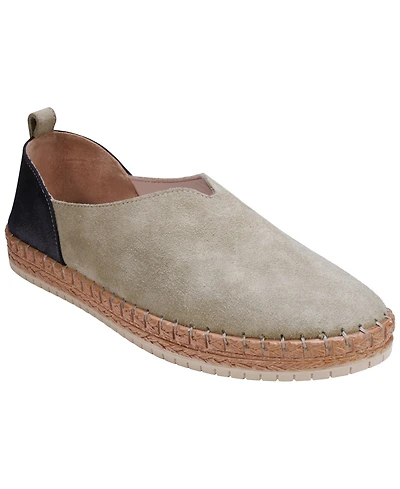 Cools 21 Women's Paisley Two Tone Suede Slip-On Flats