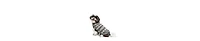 Chilly Dog Silver Alpaca Fairisle Dog Sweater