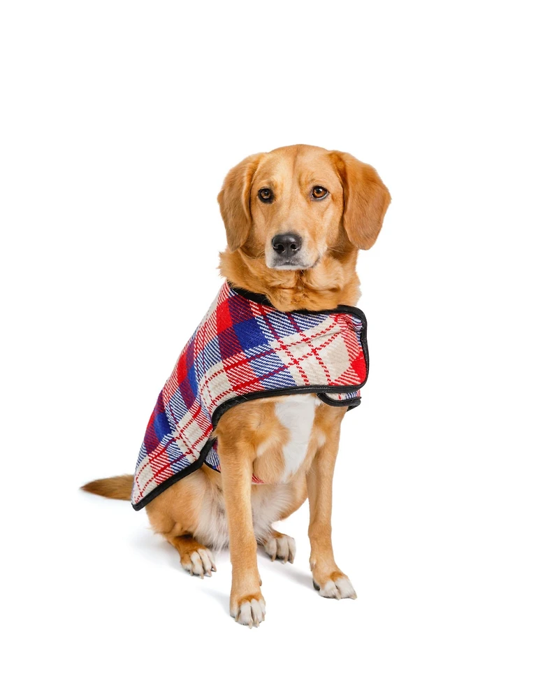 Chilly Dog S Red Field Plaid Coat