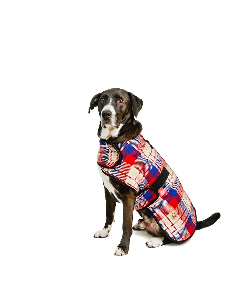 Chilly Dog S Red Field Plaid Coat