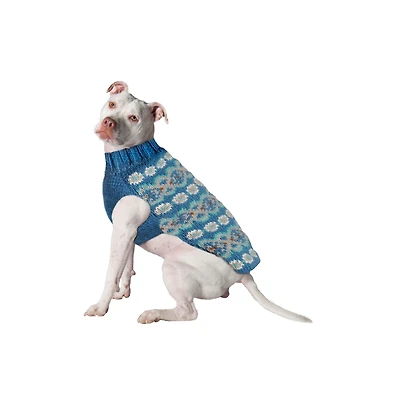 Chilly Dog Xxs Teal Alpaca Dog Sweater