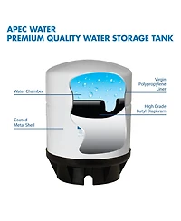 Apec Water Systems High-Volume Reverse Osmosis Water Storage Tank - 14 Gallon Ro Pressure Tank