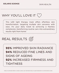 Led Light Therapy Silicone Mask