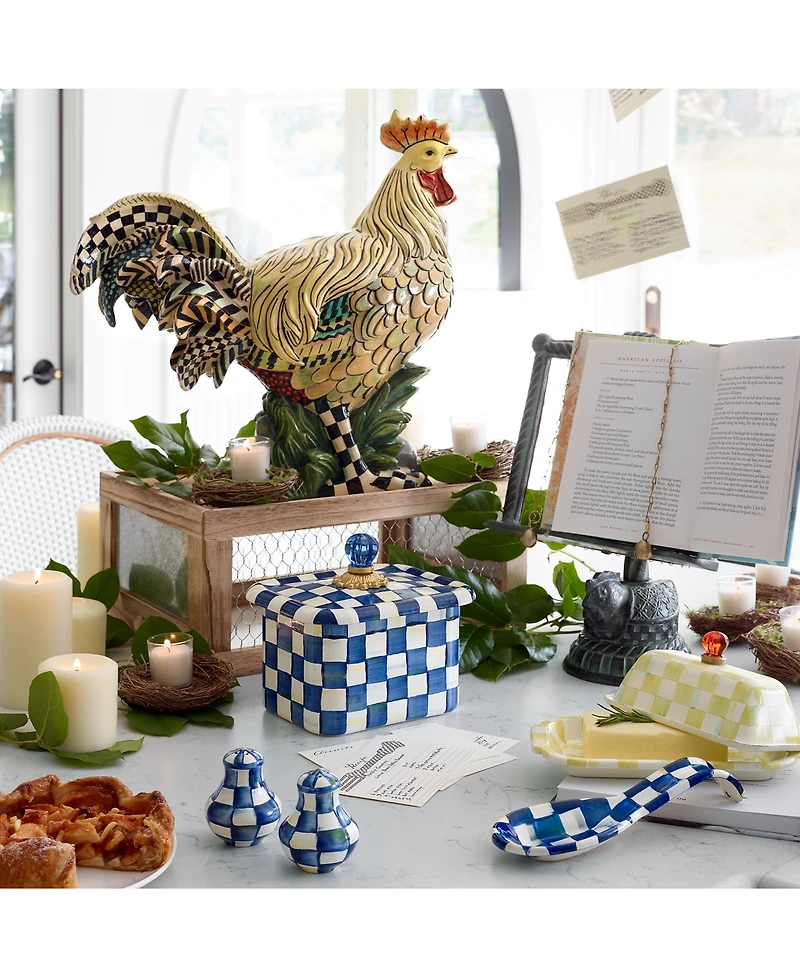 Mackenzie-Childs Royal Check Salt & Pepper Shakers
