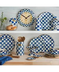 Mackenzie-Childs Royal Check Dinner Plate