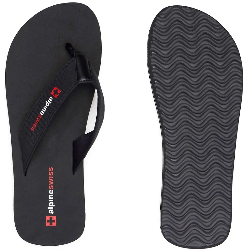 Alpine Swiss Men's Flip Flops Lightweight Thong Sandals Beach Slides Eva Sole for Comfort Durable Men Casual Wear Pool Outdoor Sandal