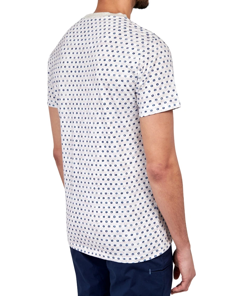 Brooklyn Brigade Men's Bassett Slim-Fit Floral Pocket T-Shirt
