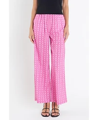 English Factory Women's Printed Long Pants