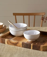 Denby Canvas Textured Cereal Bowls, Set of 4