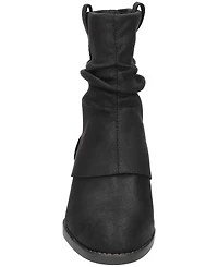 Bella Vita Women's Twyla Slouch Block Heel Ankle Boots
