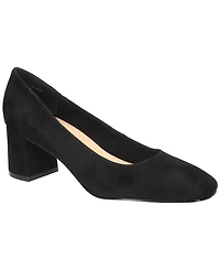 Bella Vita Jillian Women's Block Heel Square Toe Pumps