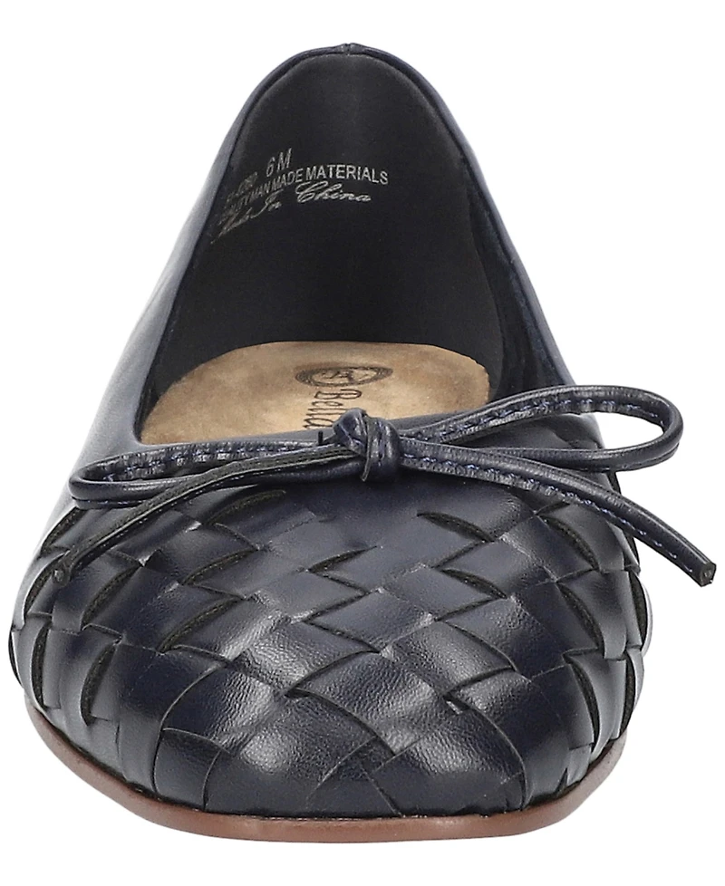 Bella Vita Women's Francie Square Toe Flats