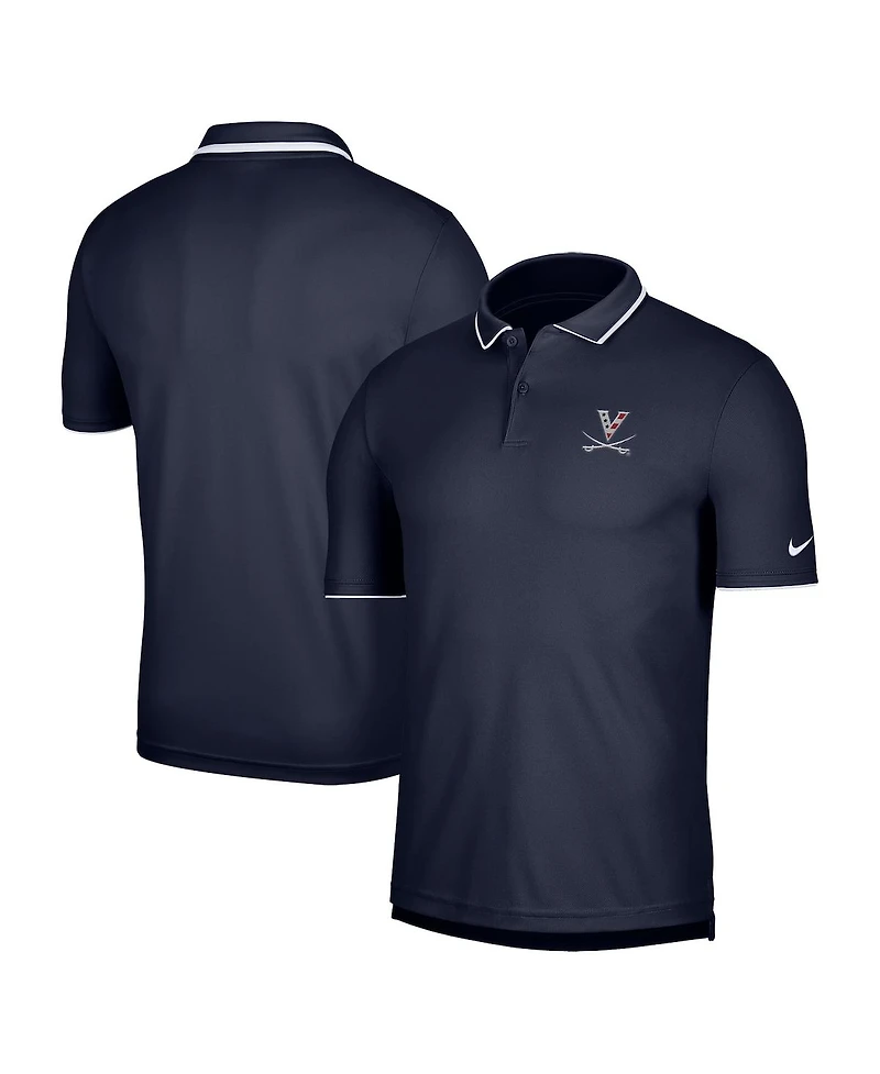 Nike Men's Navy Virginia Cavaliers Red, White Hoo Sabre Collection Performance Polo Shirt
