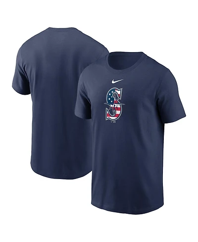 Nike Men's Navy Seattle Mariners Americana T-Shirt