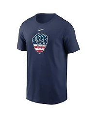 Nike Men's Navy Milwaukee Brewers Americana T-Shirt