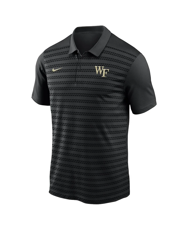 Nike Men's Black Wake Forest Demon Deacons 2024 Sideline Victory Coaches Performance Polo