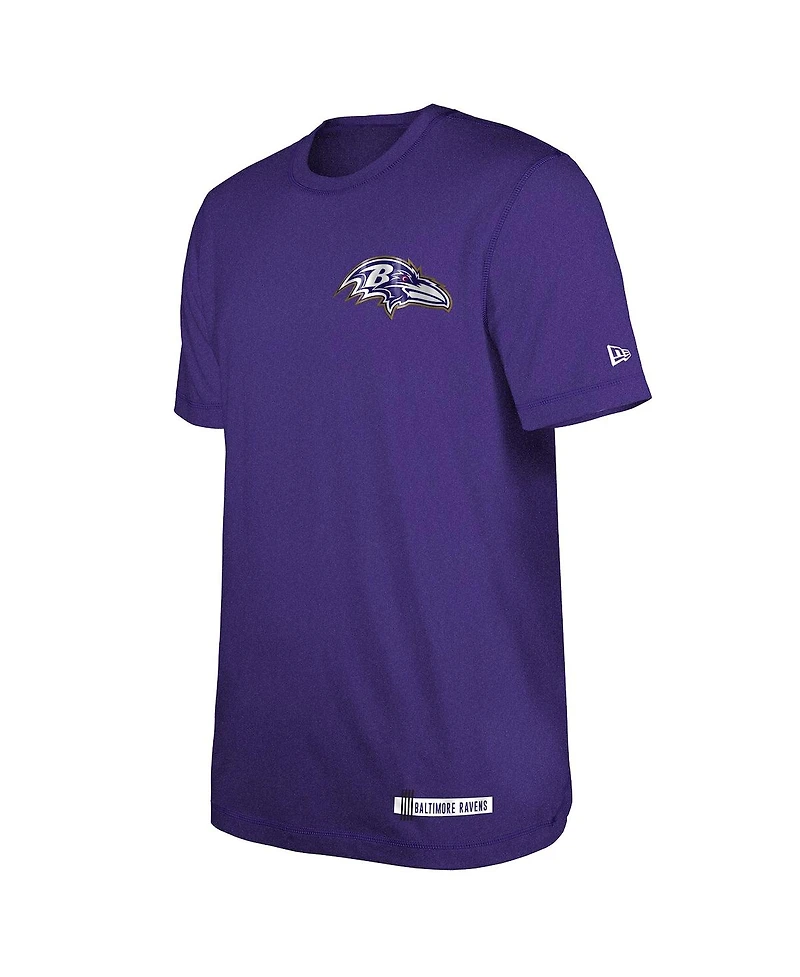 New Era Men's Purple Baltimore Ravens 2024 Nfl Training Camp T-Shirt
