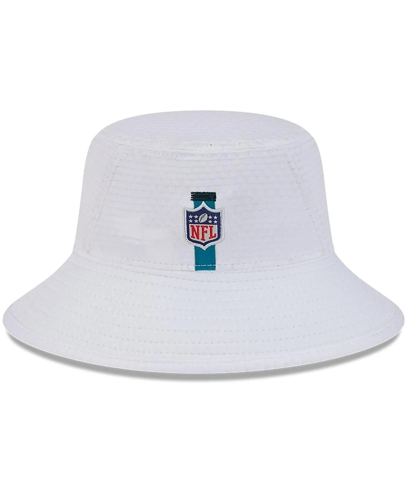 New Era Big Boys and Girls White Jacksonville Jaguars 2024 Nfl Training Camp Bucket Hat
