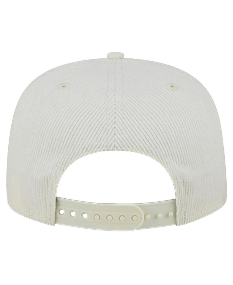 New Era Men's White Nashville Sc Throwback Corduroy Golfer Adjustable Hat