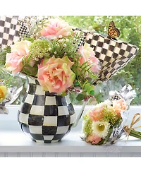 Mackenzie-Childs Courtly Check Pitcher