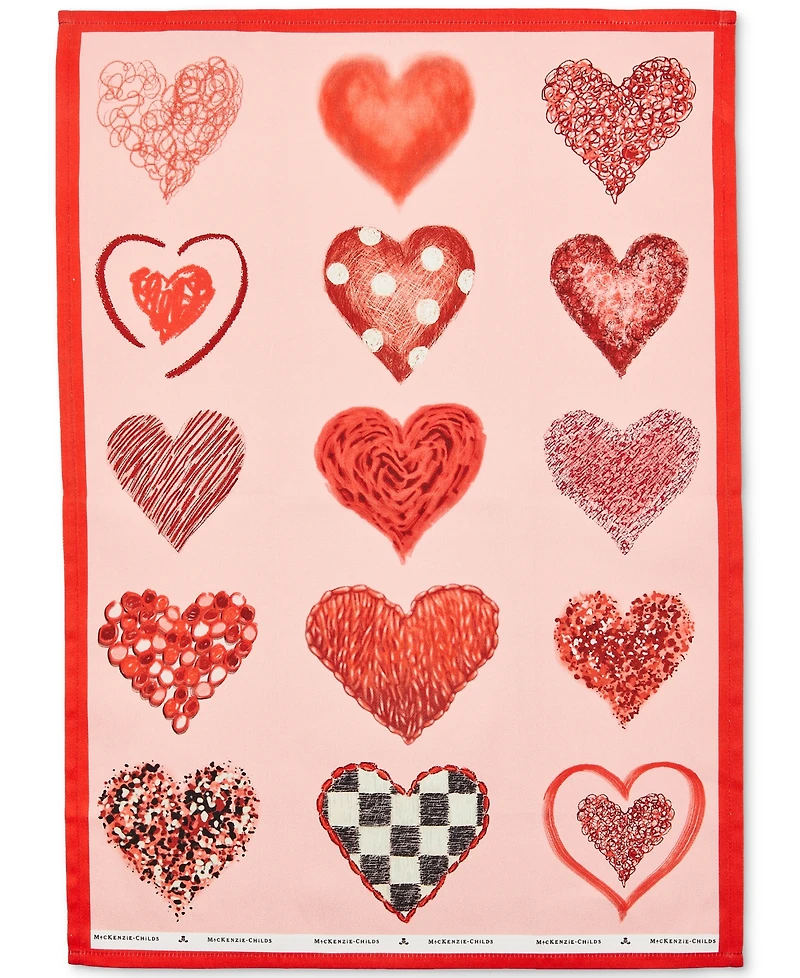 Mackenzie-Childs Heart Dish Towel