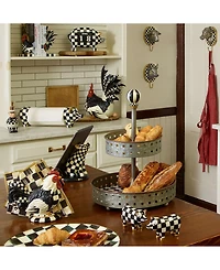 Mackenzie-Childs Courtly Check Pig Salt & Pepper Set