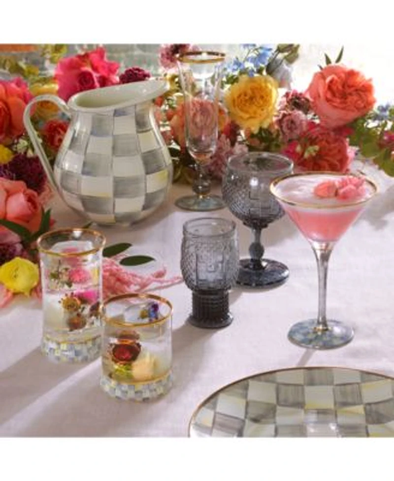 Mackenzie Childs Sterling Check Collection