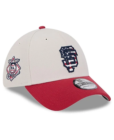New Era Men's Red San Francisco Giants 2024 Fourth of July 39THIRTY Flex Hat